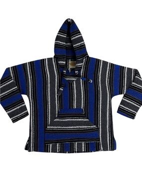(3/$99) Vintage Striped Baja Hoodie Sweater